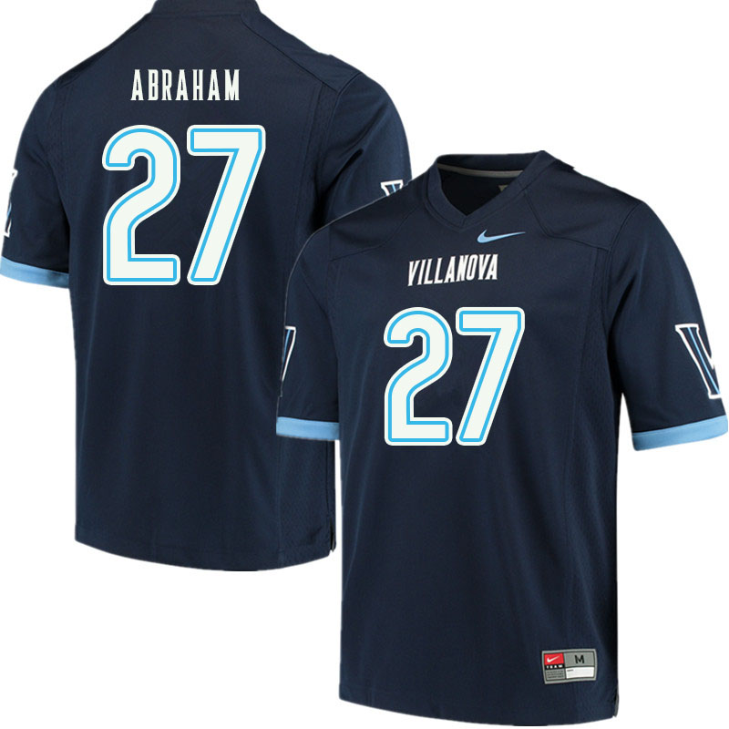 Men #27 Danny Abraham Villanova Wildcats College Football Jerseys Sale-Navy - Click Image to Close